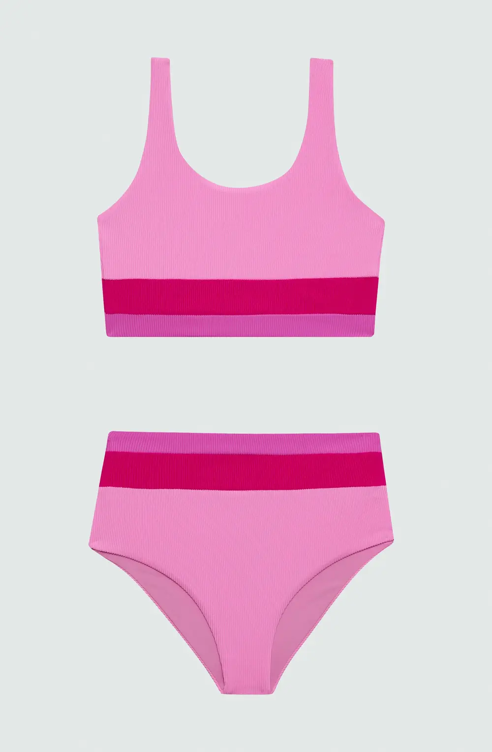 Little Mackenzie Heidi Set Peak Pink Colorblock