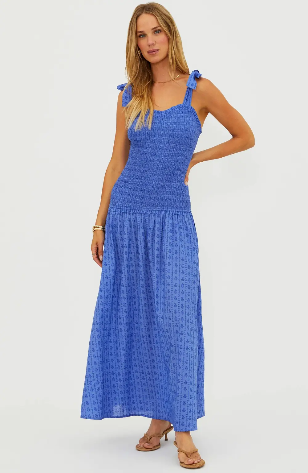 Isadora Dress Sapphire Sea