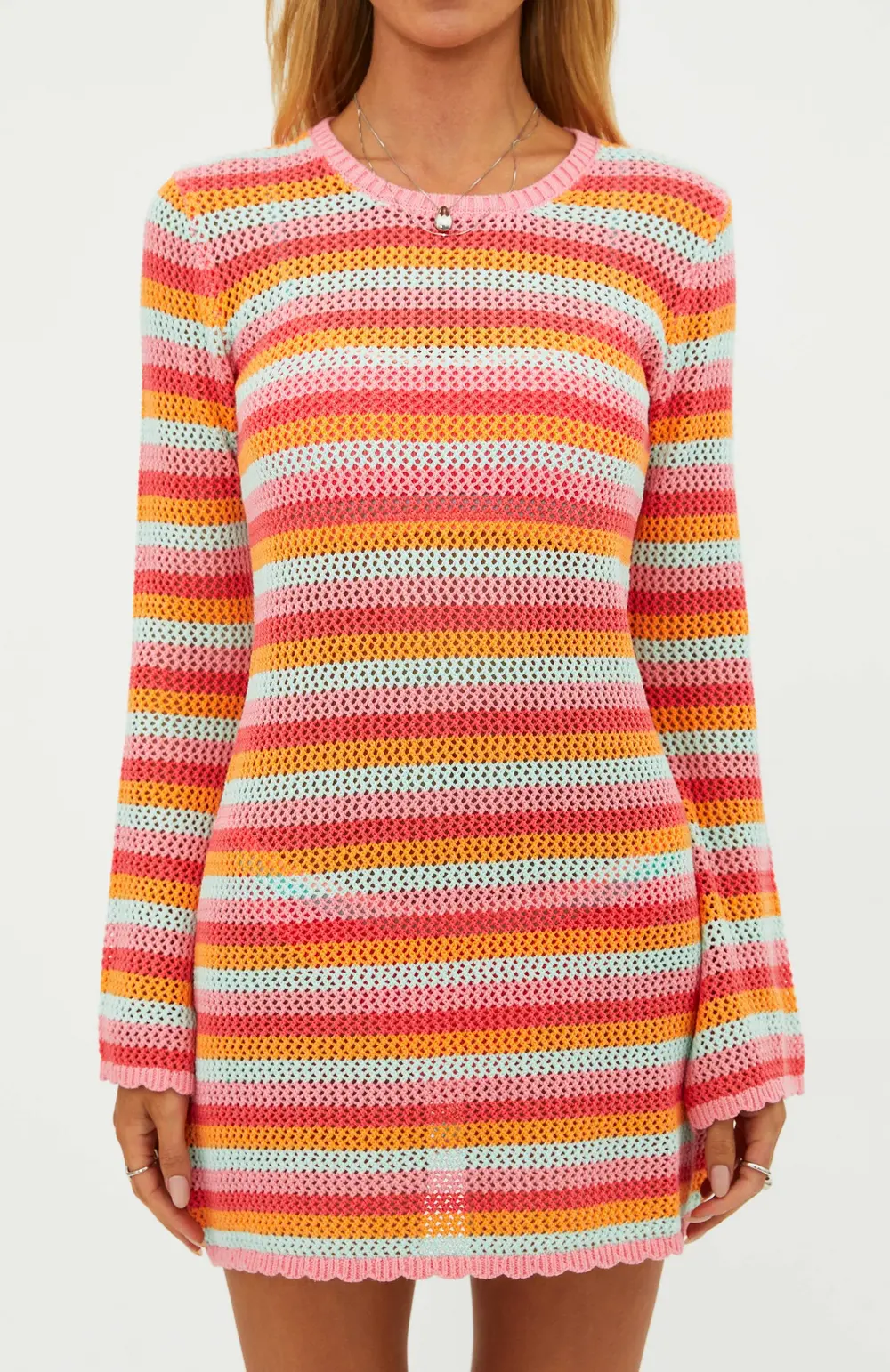 Libbi Dress Guava Jelly Crochet