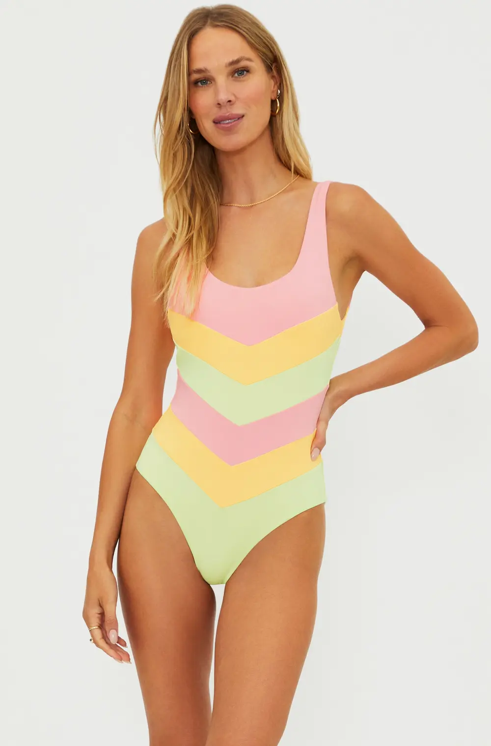 Cinthia One Piece Sorbet Chevron