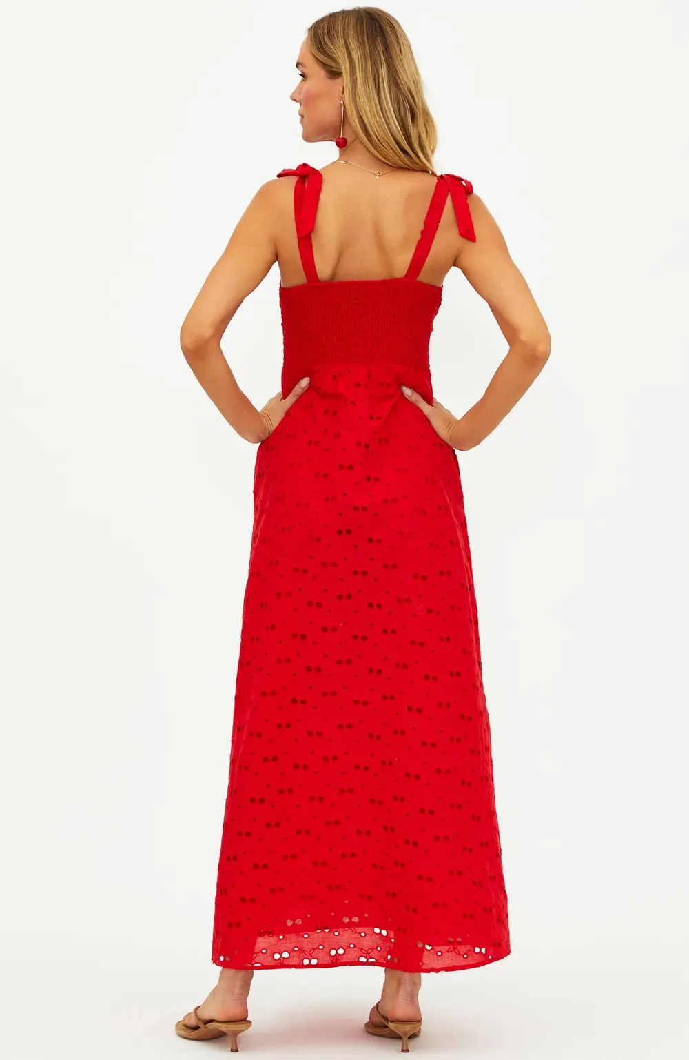 Charlotte Dress Cherry Eyelet