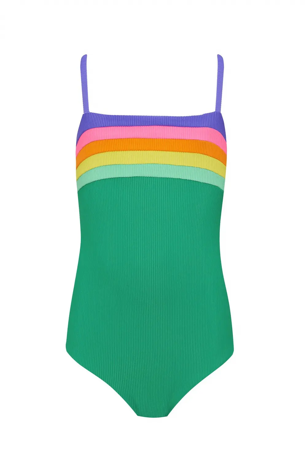Little Jessa One Piece Technicolor Colorblock
