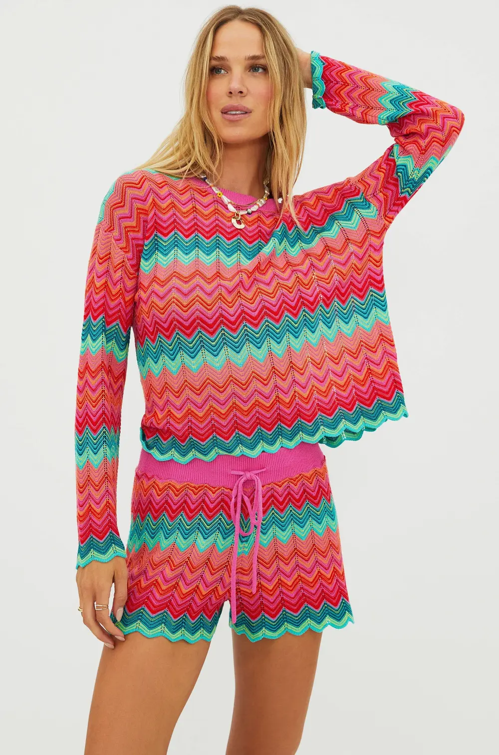 Balboa Short Strawberry Ice Chevron