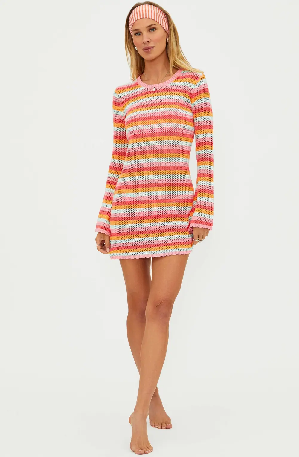 Libbi Dress Guava Jelly Crochet