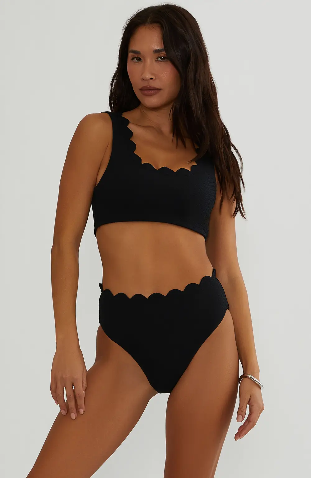 Madison Top Black Waffle