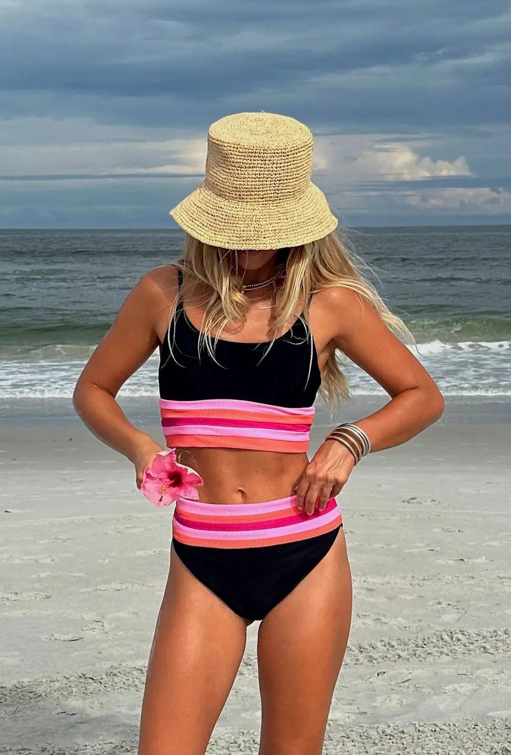 Mae Top Ruby Colorblock