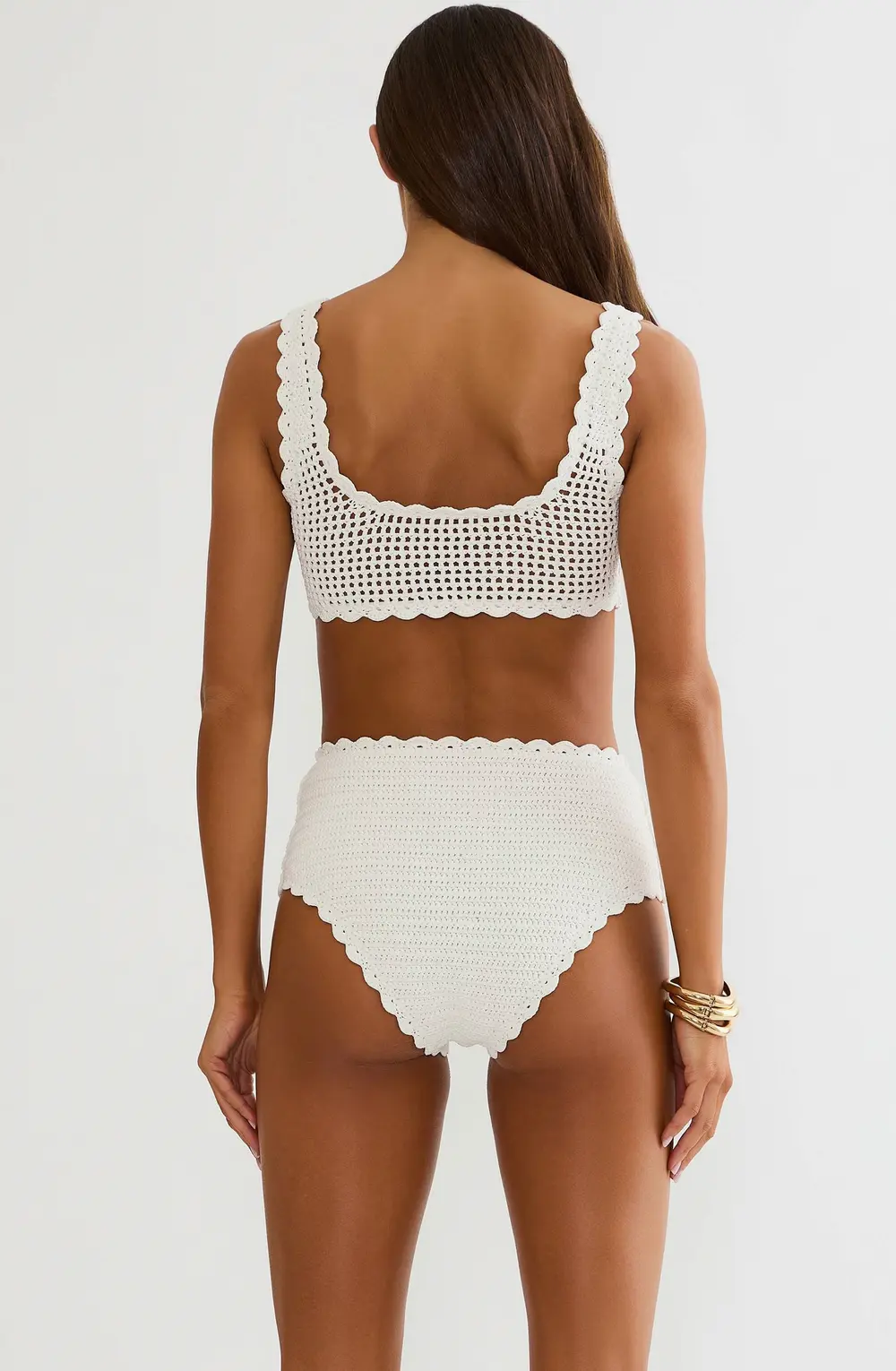 Kirby Bottom White Crochet