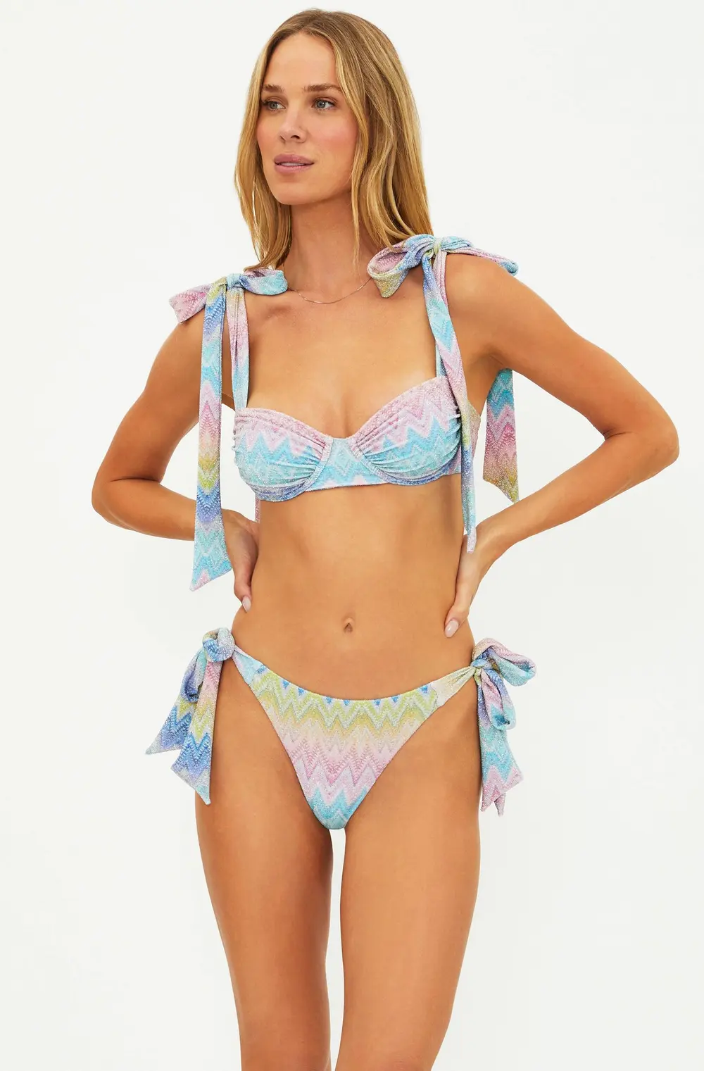 Drea Top Sunset Chevron Shine