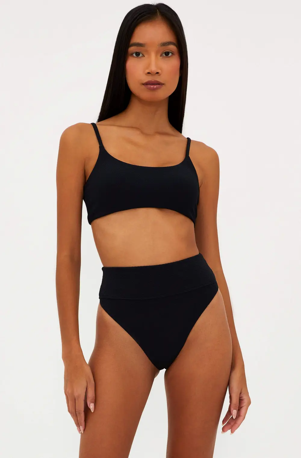 Lou Top Black Waffle