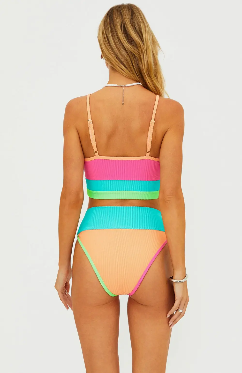 Emmy Bottom Aqua Haze Colorblock