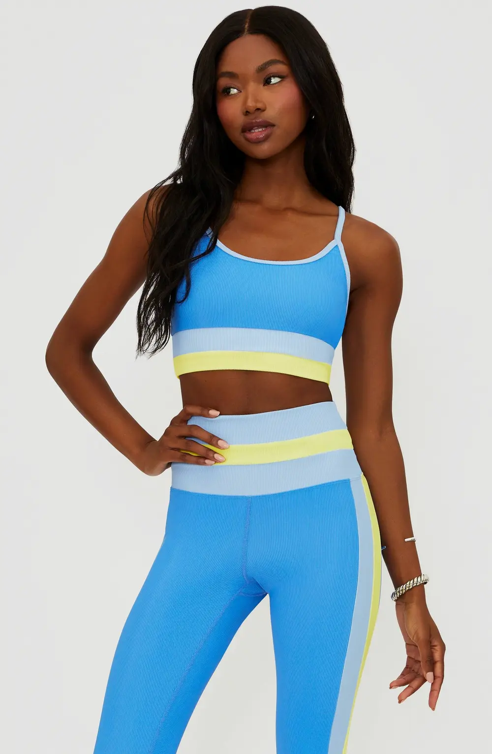 Eva Top Marina Blues Colorblock