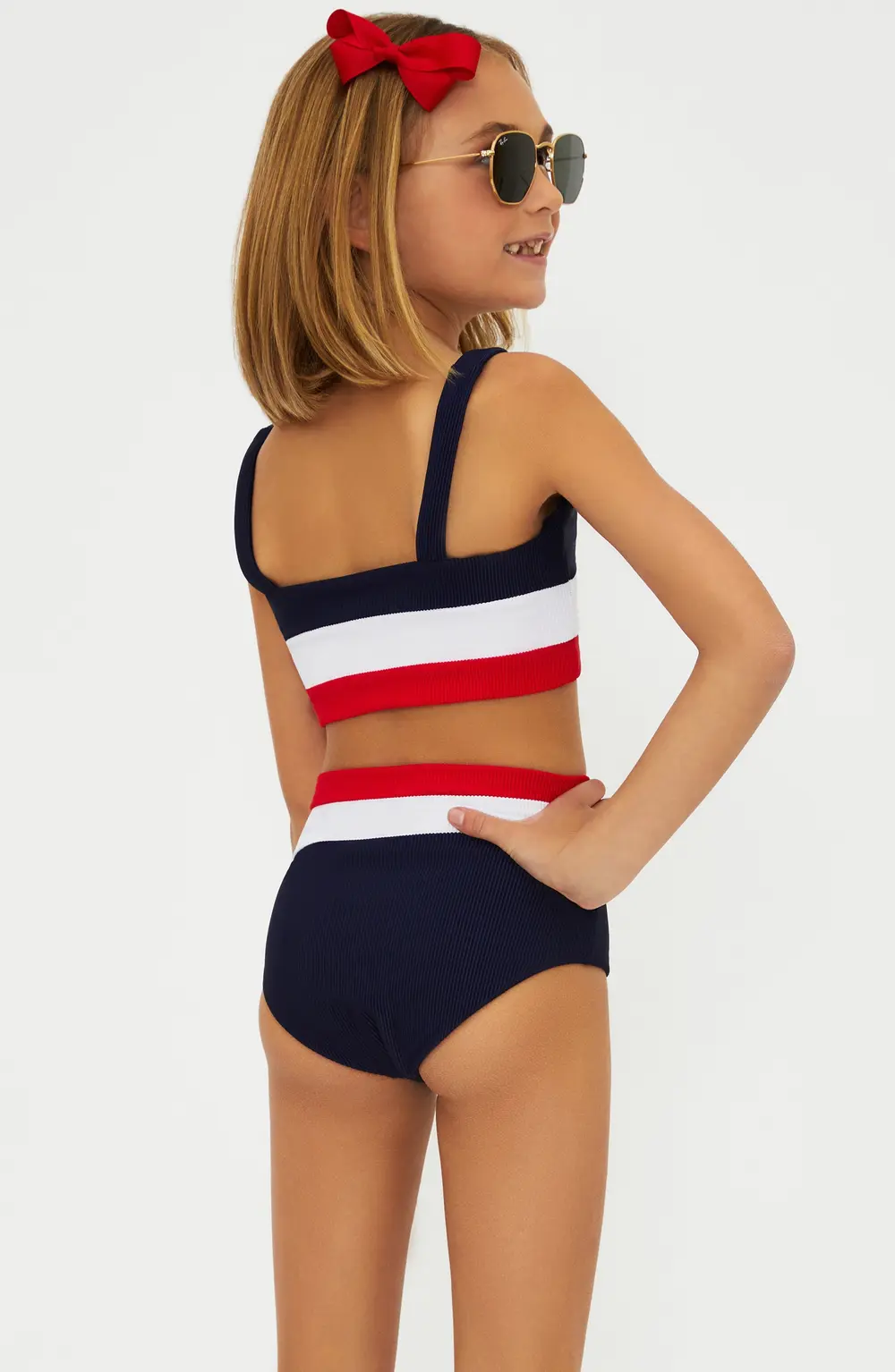 Little Mackenzie & Heidi Set Americana Colorblock
