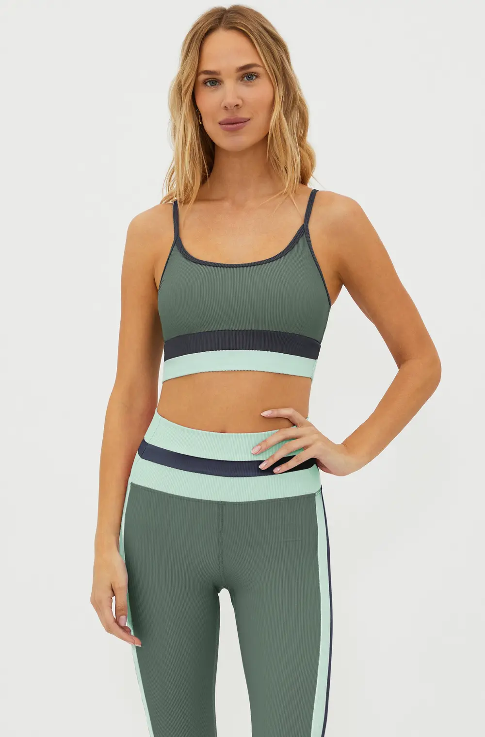 Eva Top Palm Paradise Colorblock