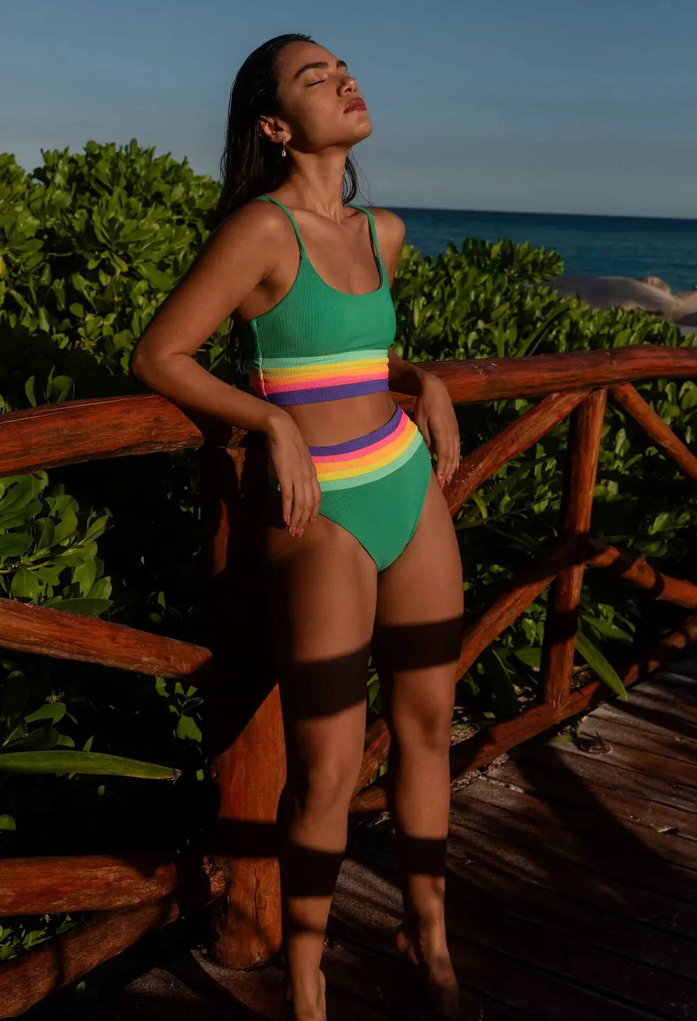 Mae Top Technicolor Colorblock