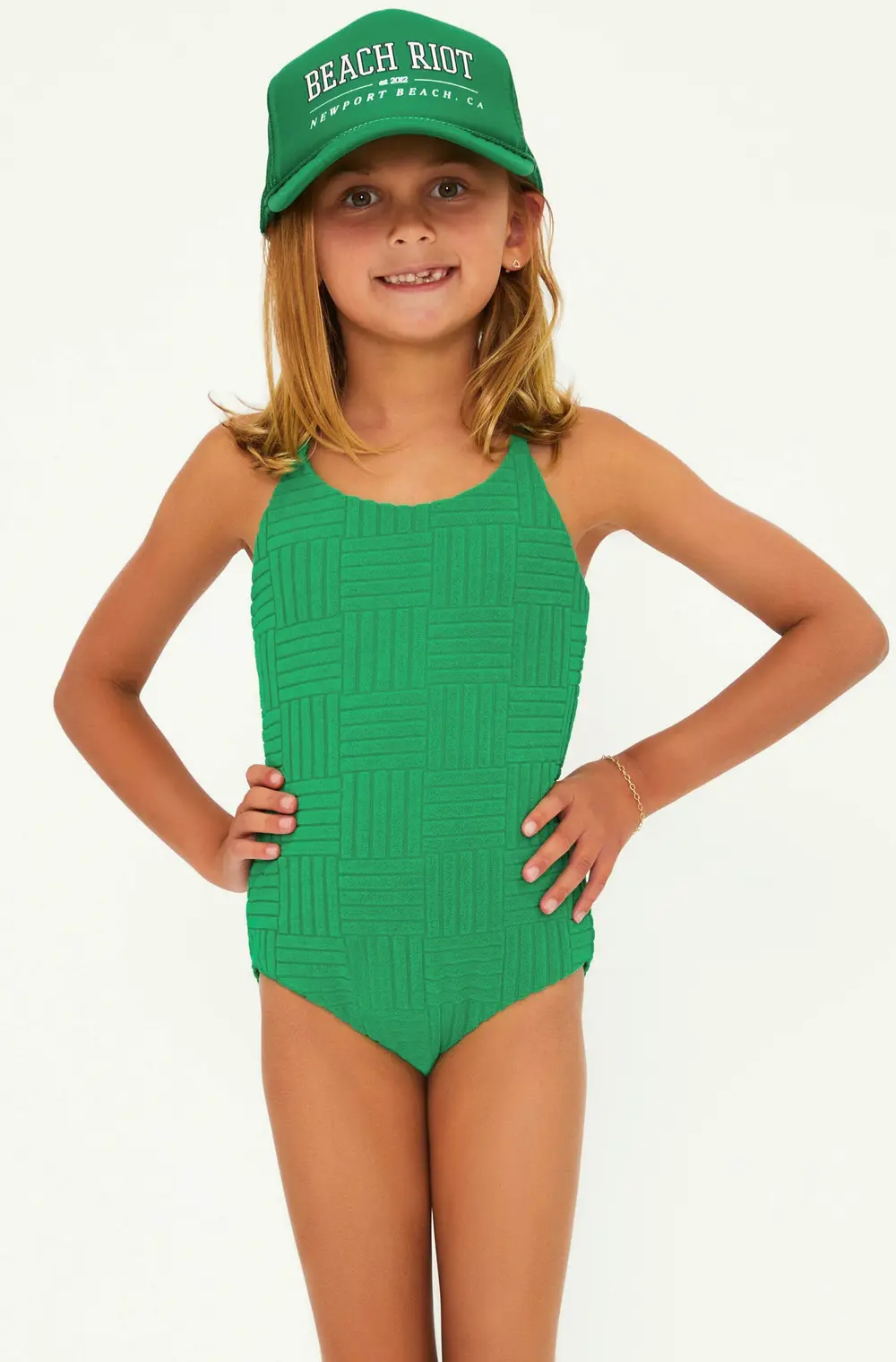 Little Julia One Piece Jelly Bean Green Terry