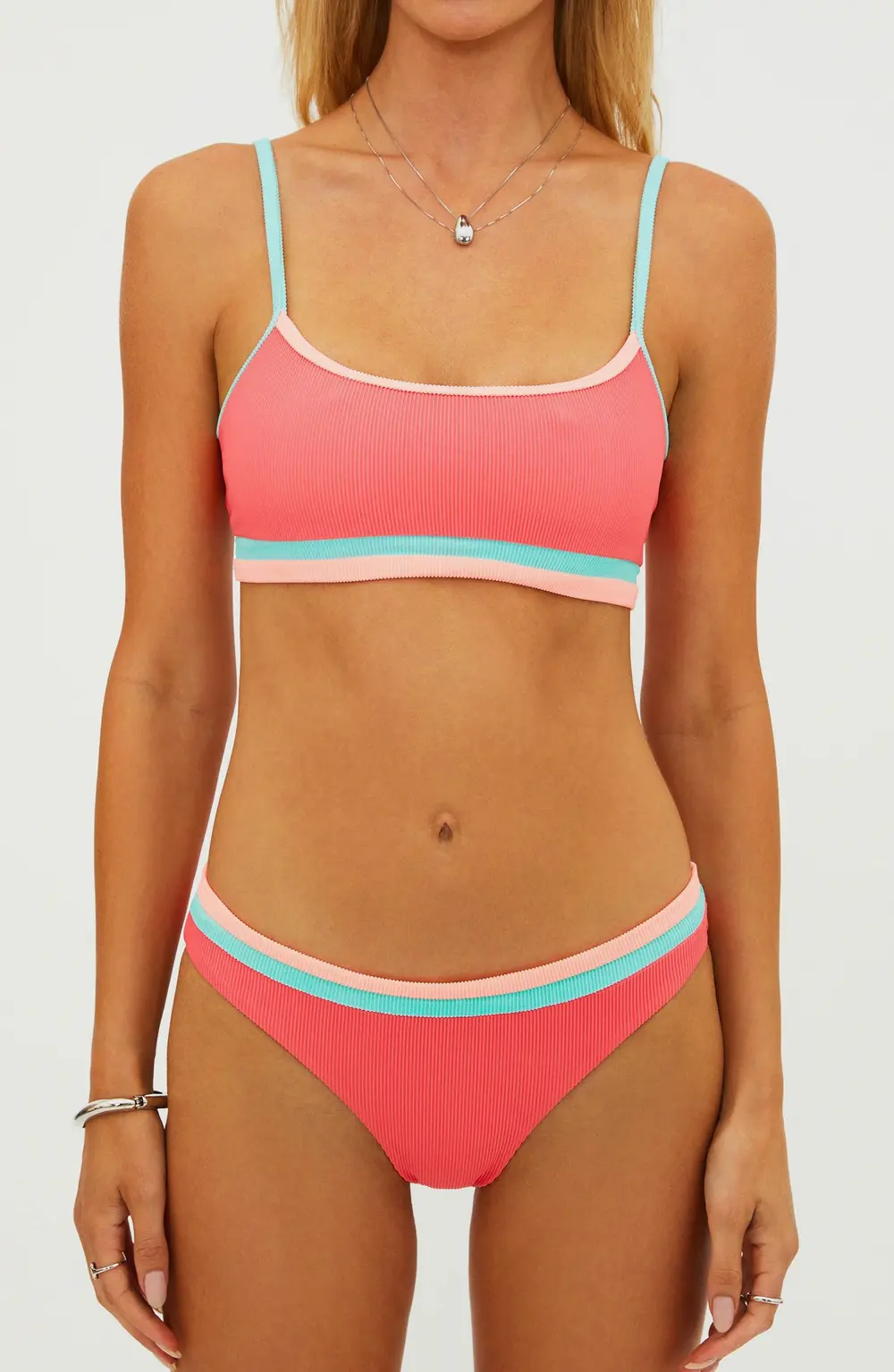 Val Top Guava Jelly Colorblock