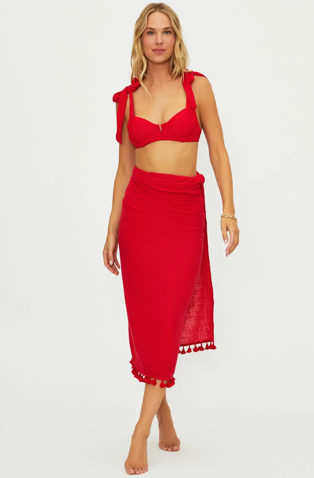 Sunny Sarong Red