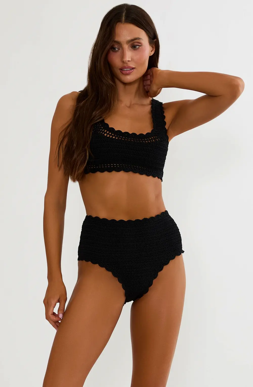 Kirby Bottom Black Crochet