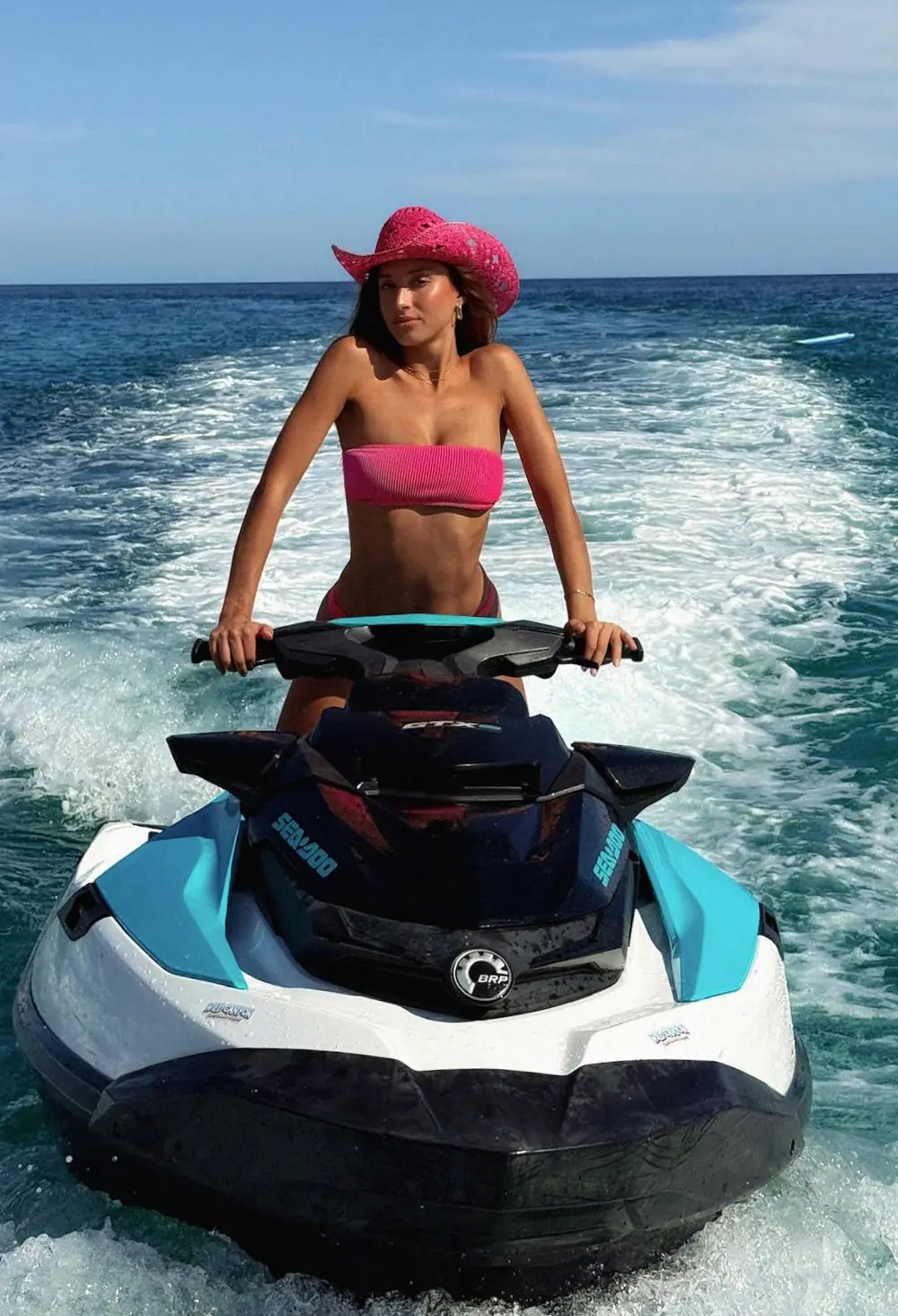 Kelsey Top Papaya Two Tone Rib