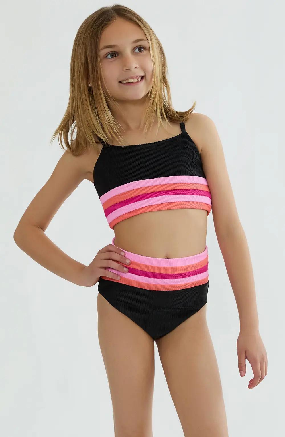 Little Mae & Millie Set Ruby Colorblock