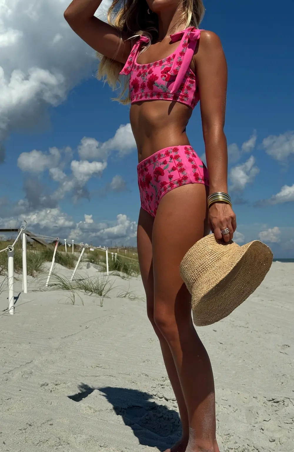 Avalon Top Redwood Floral