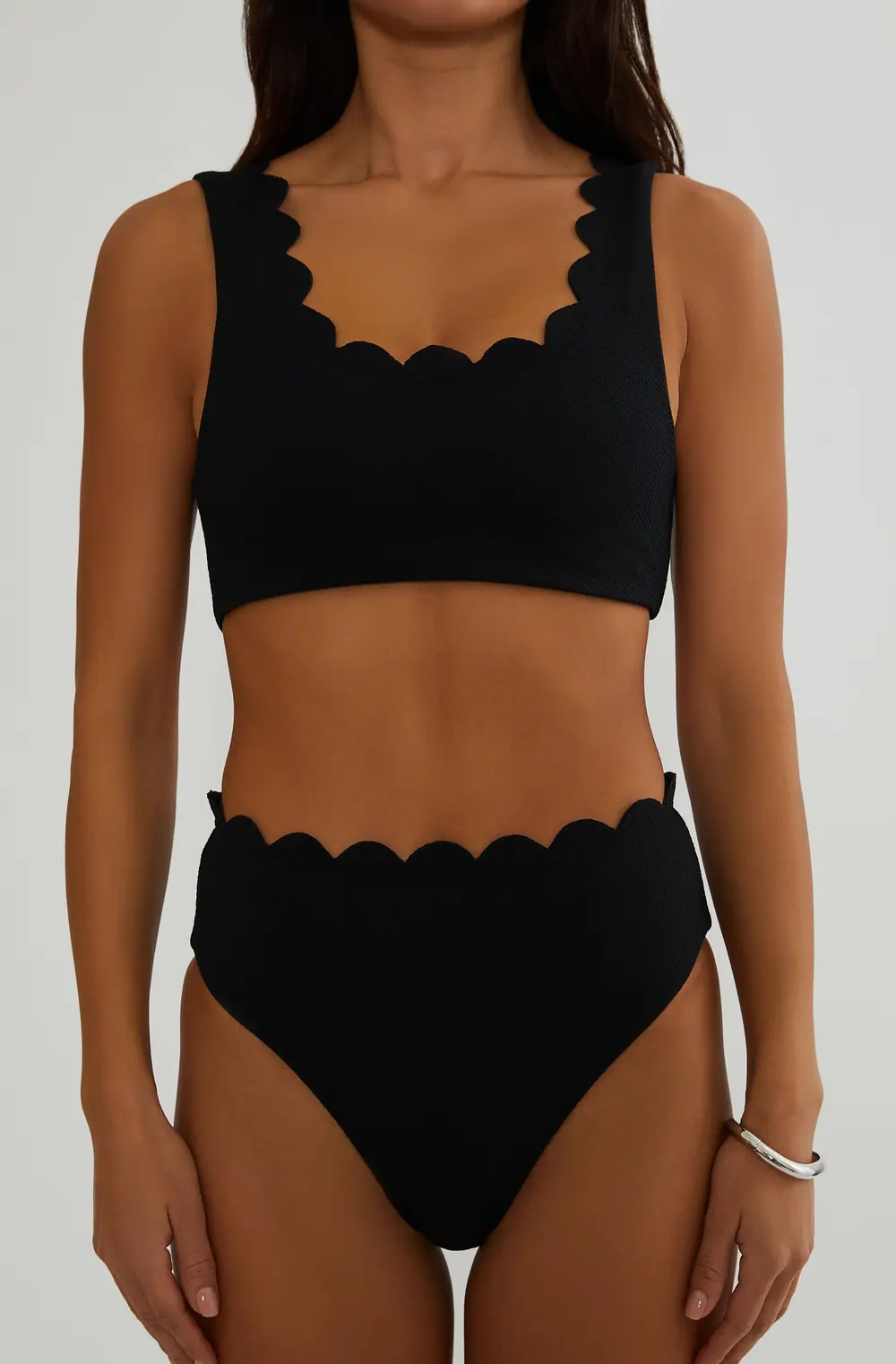 Madison Top Black Waffle