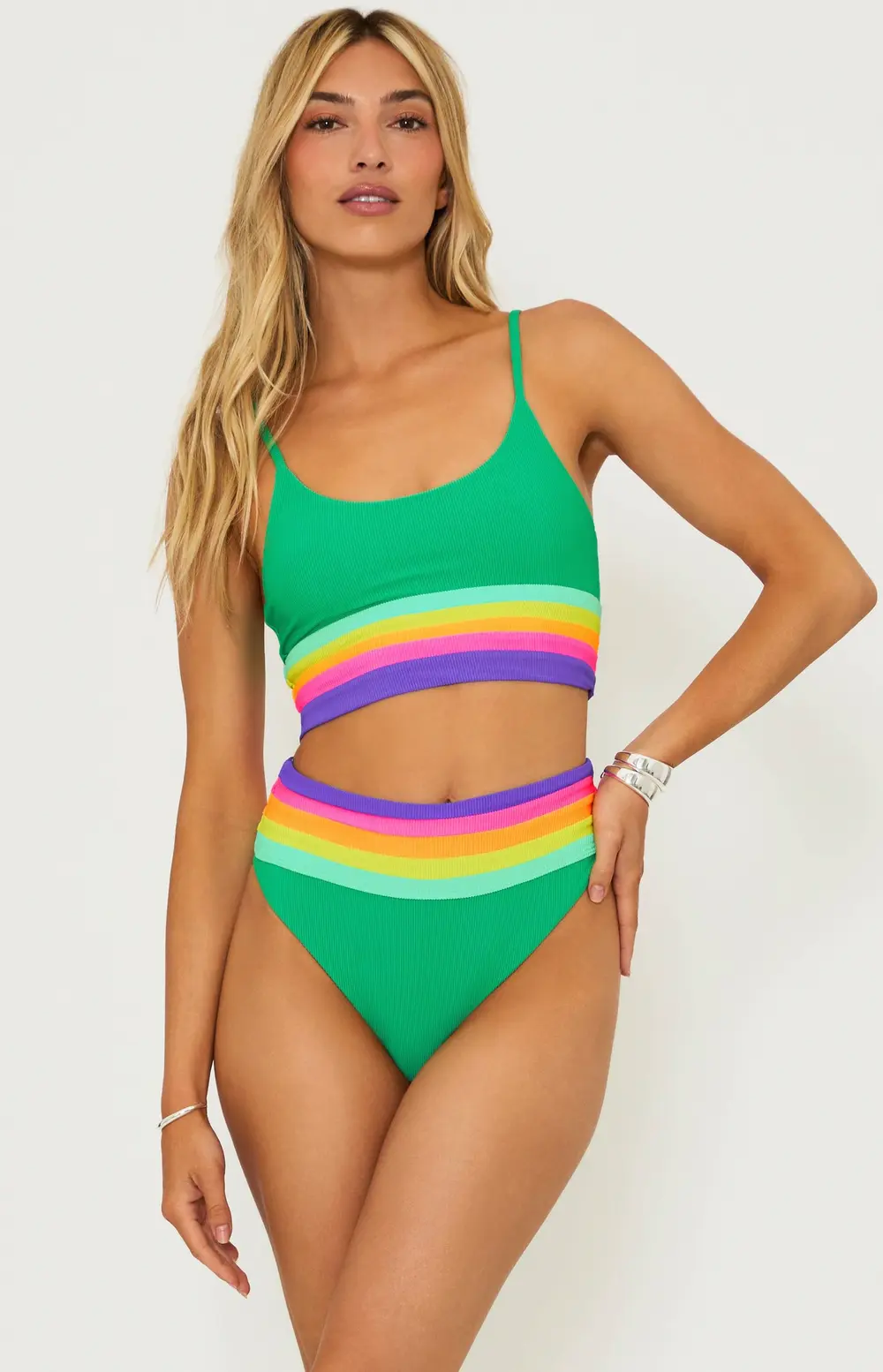 Mae Top Technicolor Colorblock