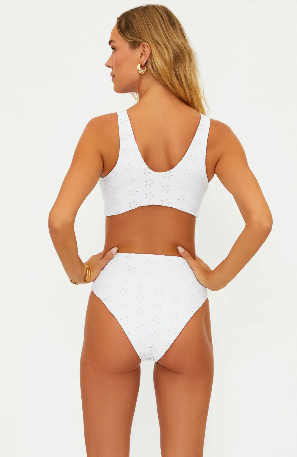 Hazel Bottom White Magnolia Eyelet
