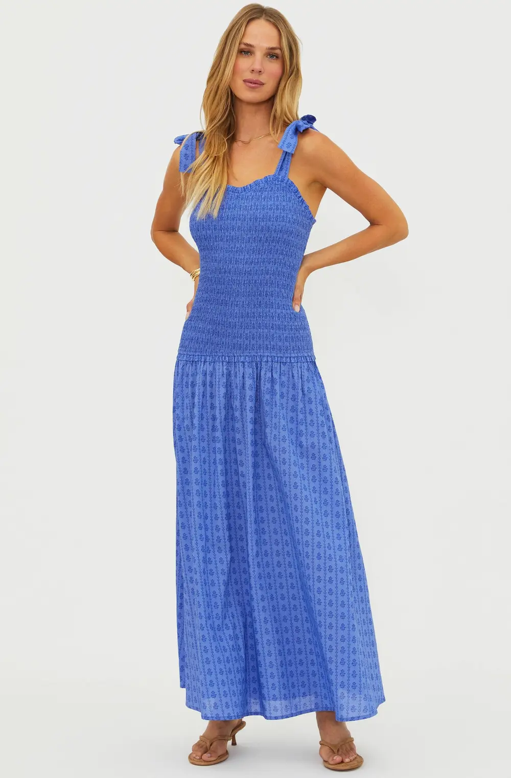 Isadora Dress Sapphire Sea
