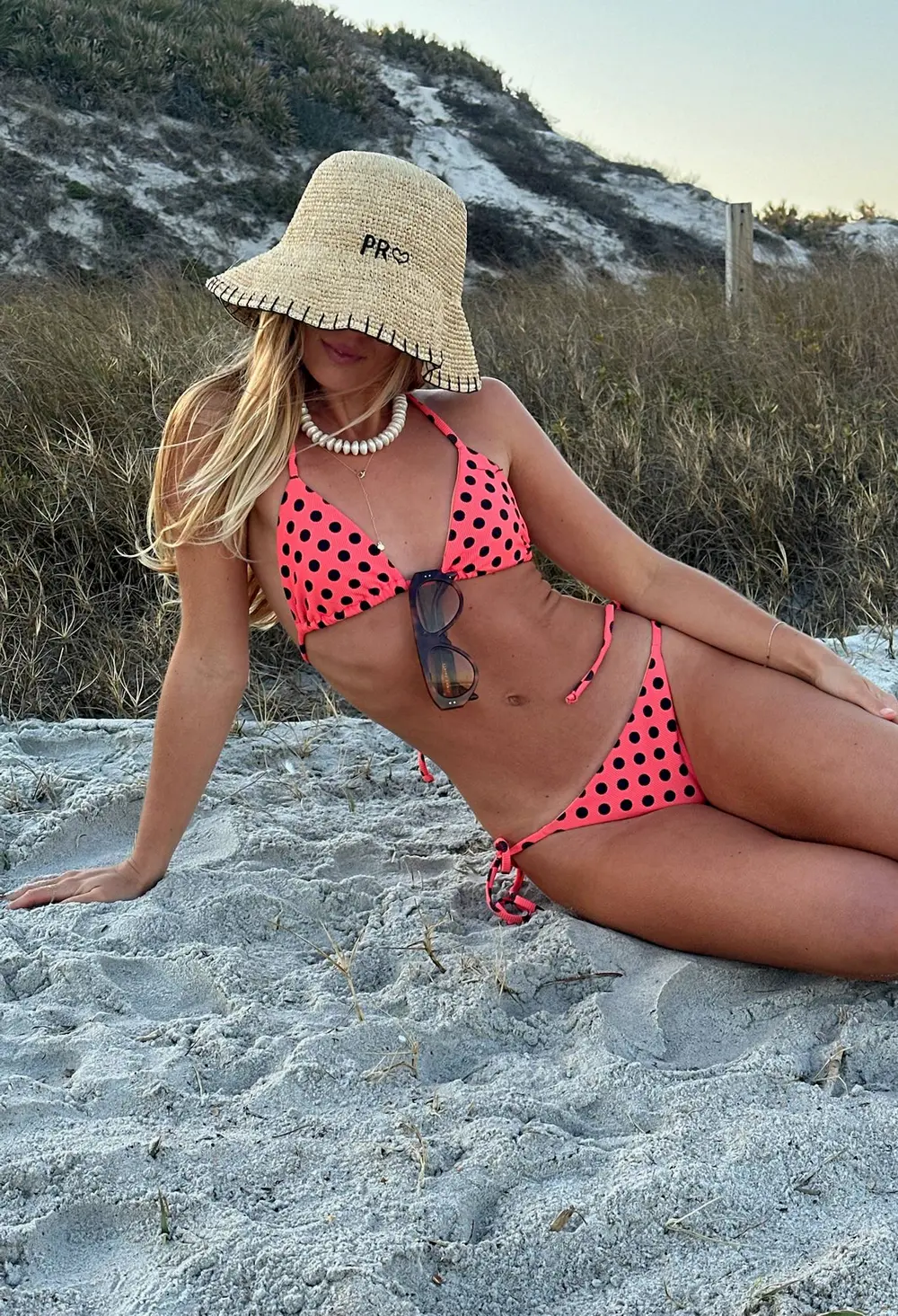 Winona Top Peachberry Dot