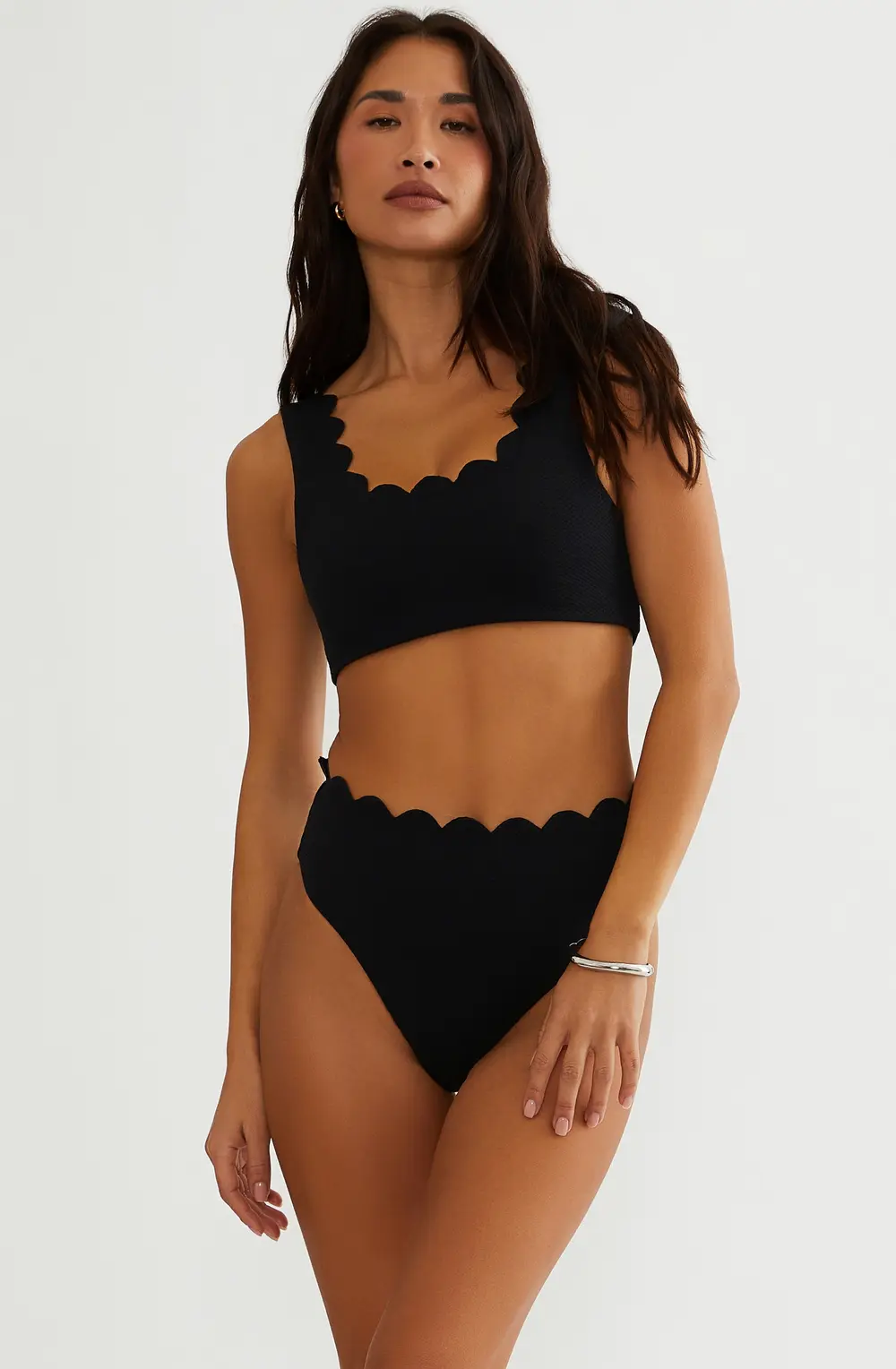 Madison Top Black Waffle