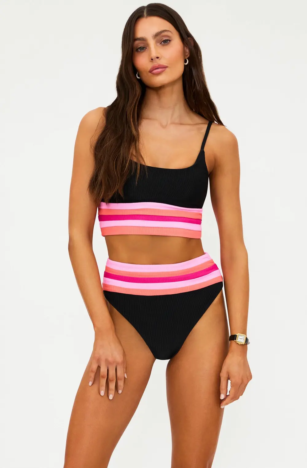 Mae Top Ruby Colorblock