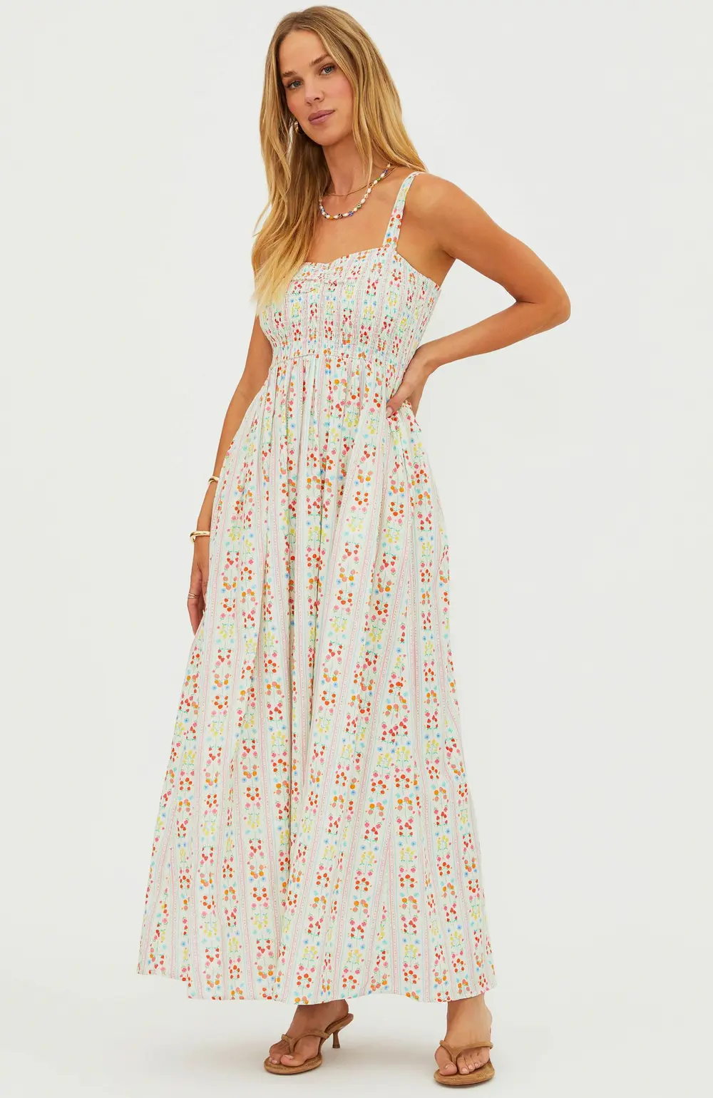 Cari Dress Fruit Blooms