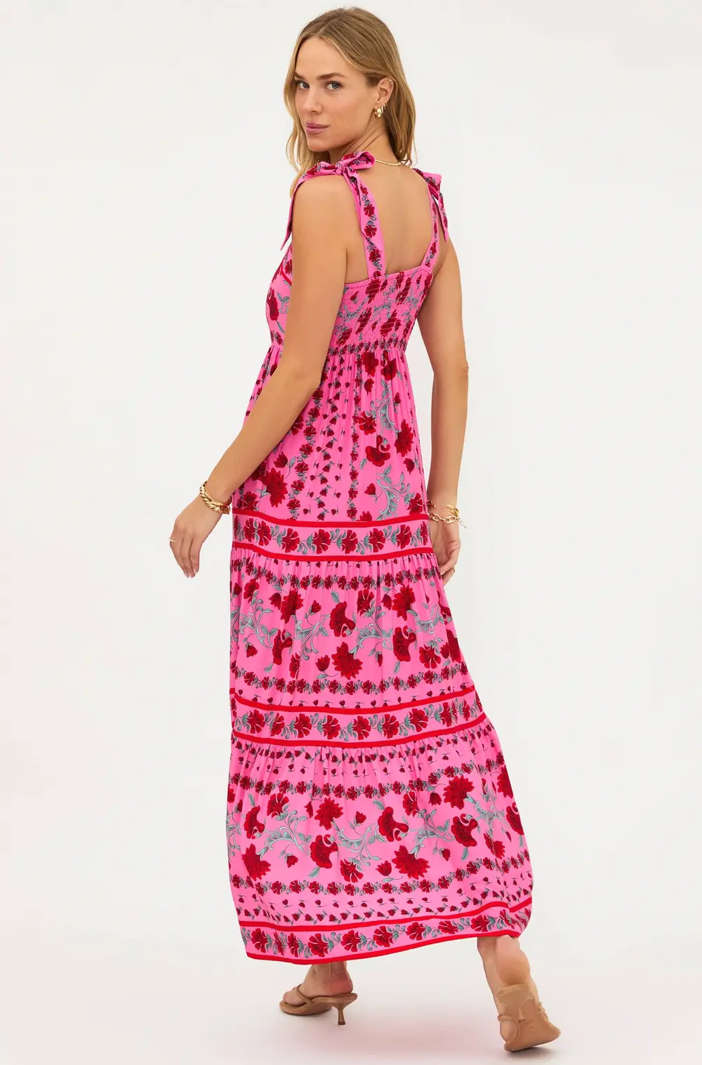 Charlotte Dress Redwood Floral