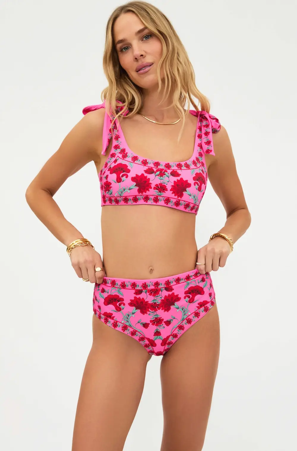 Avalon Top Redwood Floral