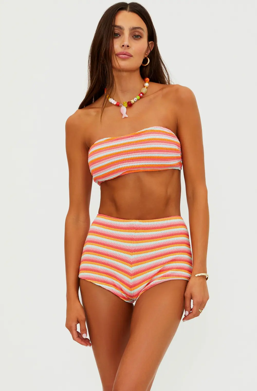 Kelsey Top Guava Jelly Crochet