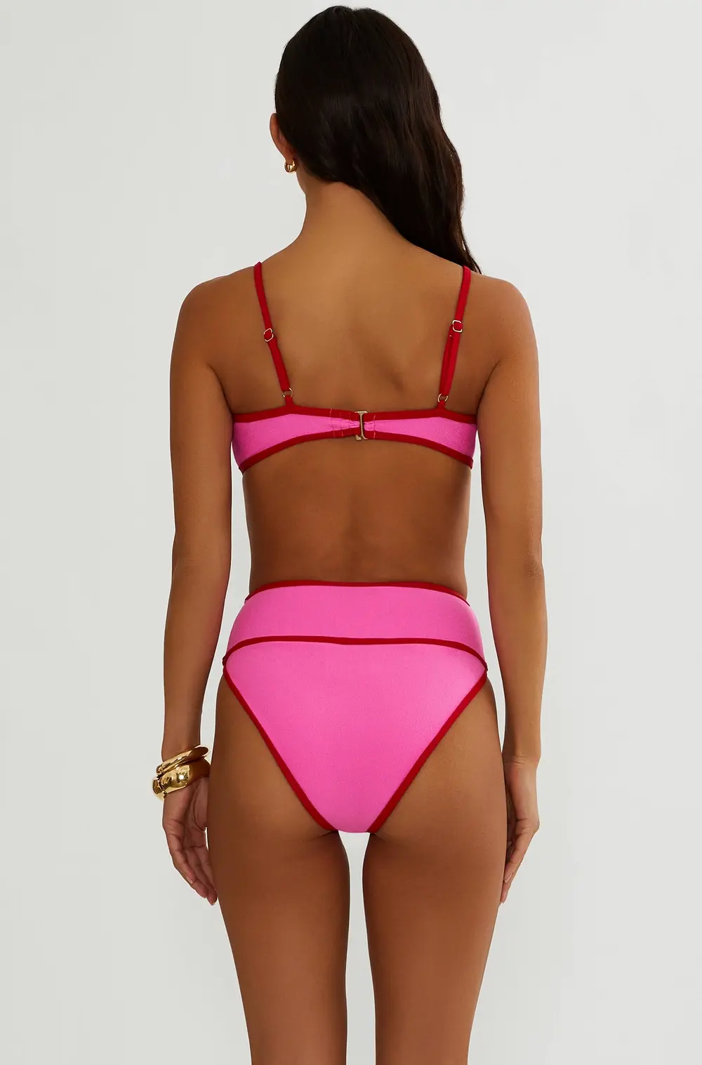 Carlotta Bottom Electric Pink Tidal Crepe