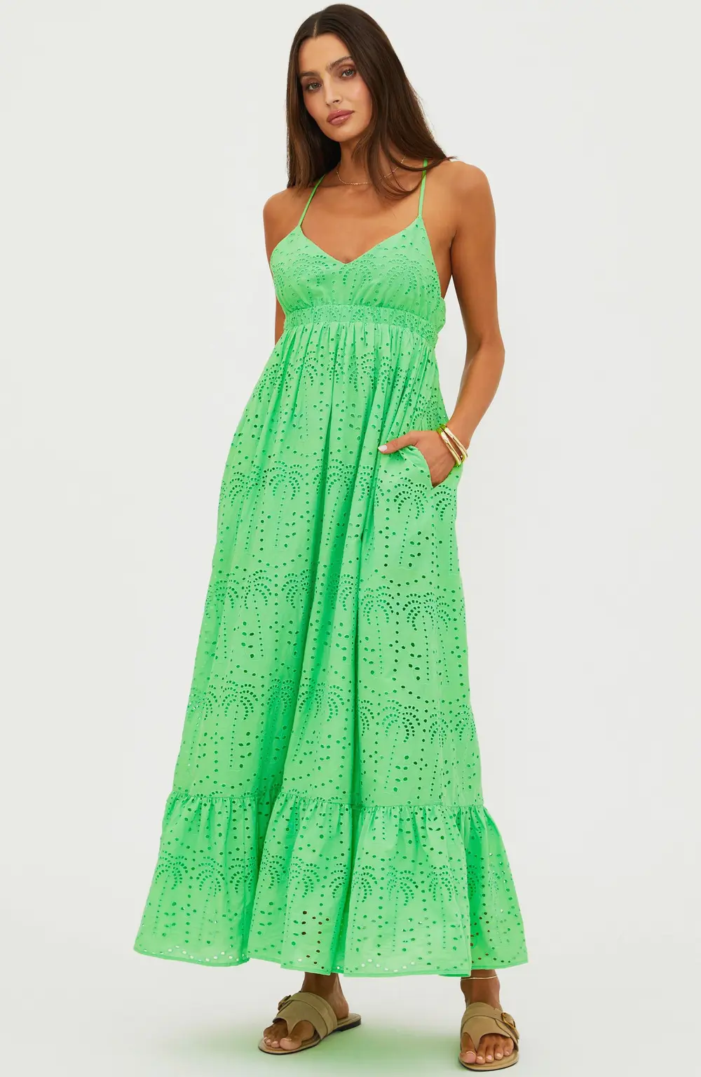 Ruthie Dress Palm Eyelet