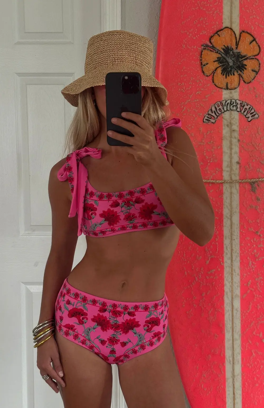 Avalon Top Redwood Floral