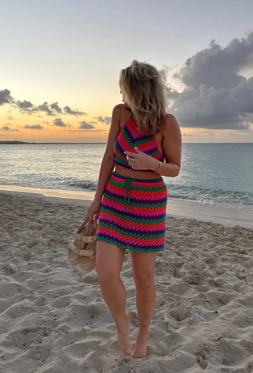 Carmen Top Technicolor Rays