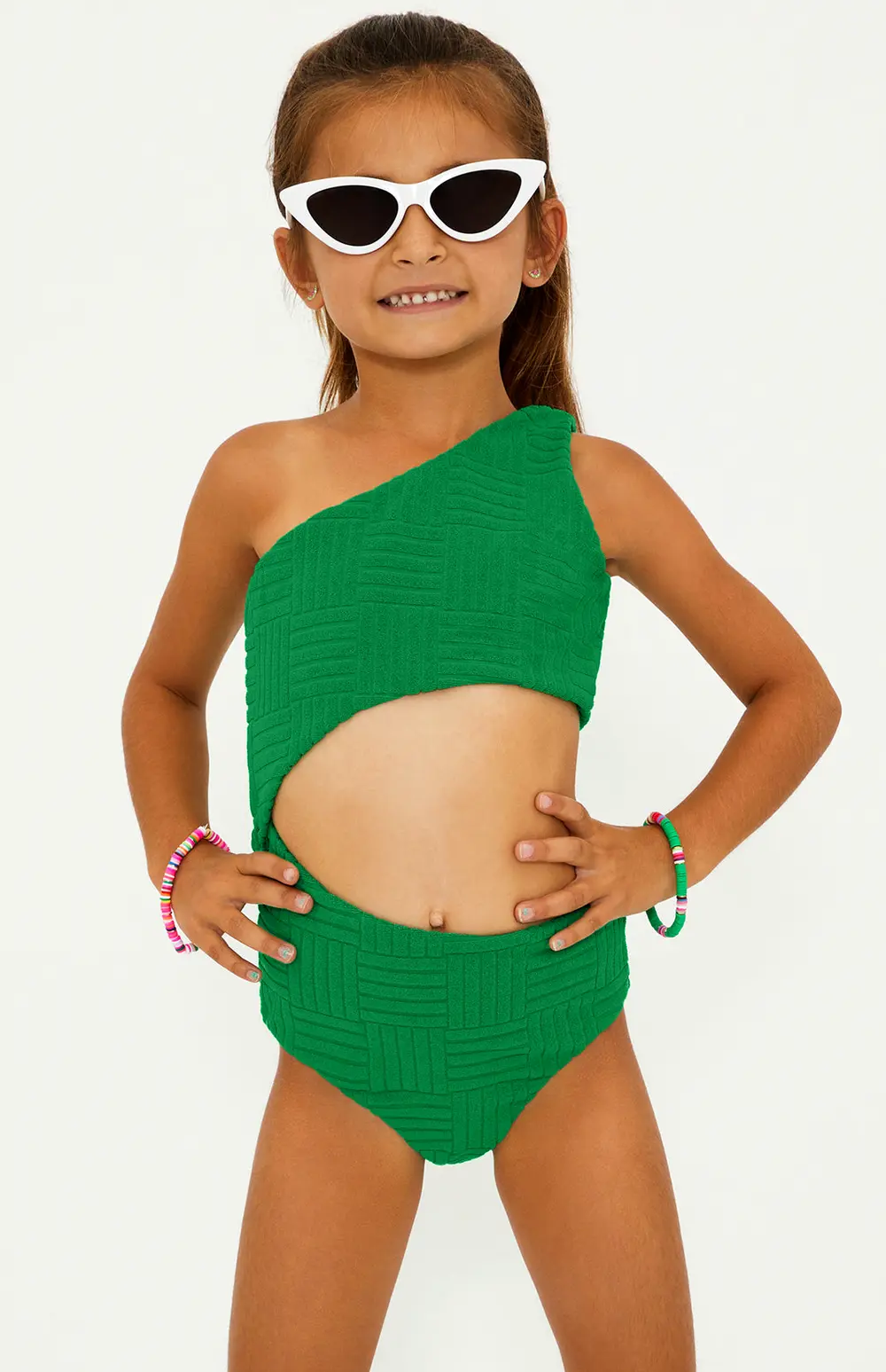 Little Celine One Piece Jelly Bean Green Terry