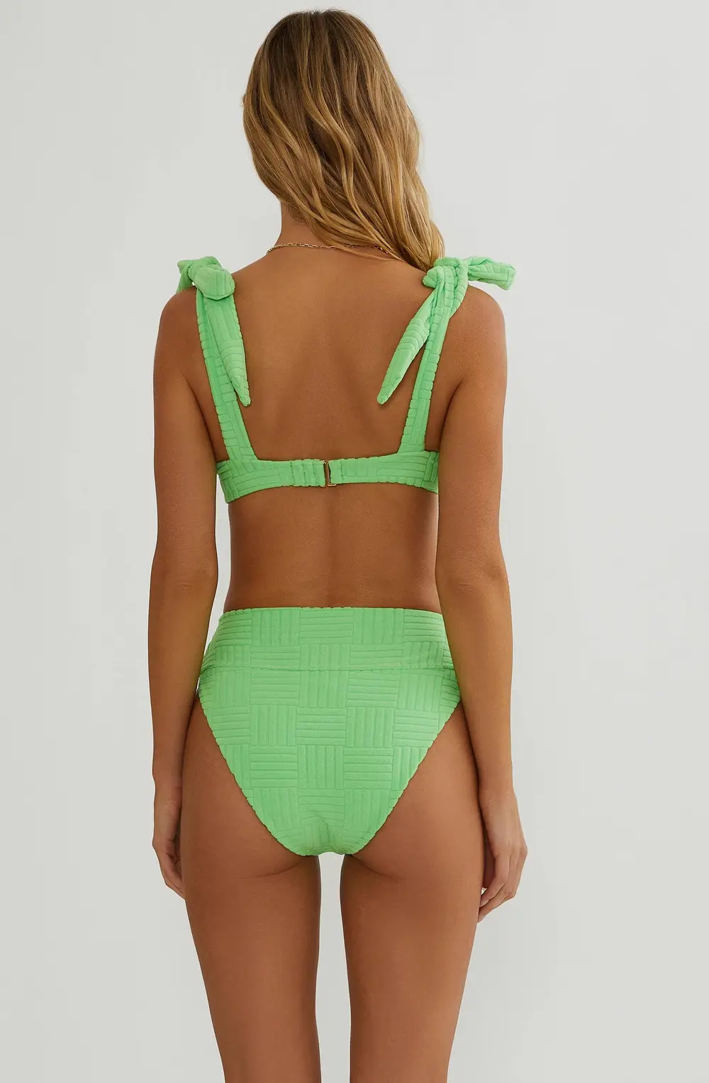 Highway Bottom Lime Green Terry