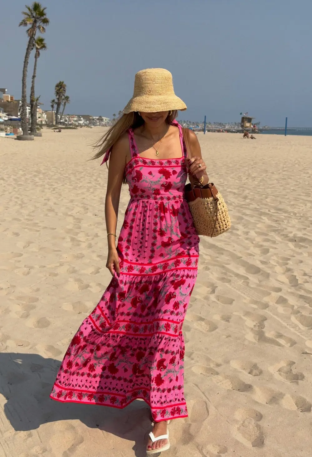 Charlotte Dress Redwood Floral