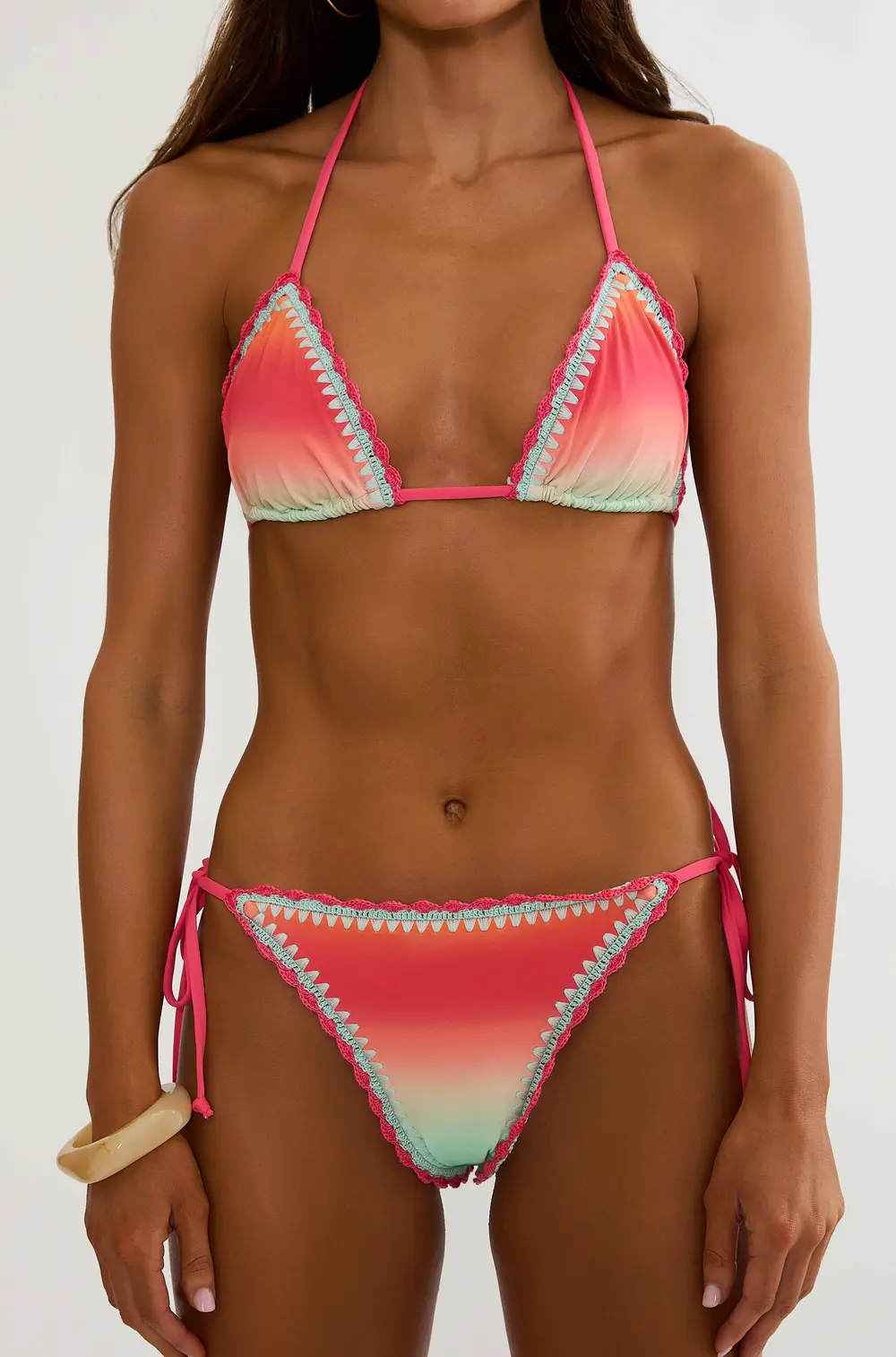 Winona Top Guava Jelly Crochet