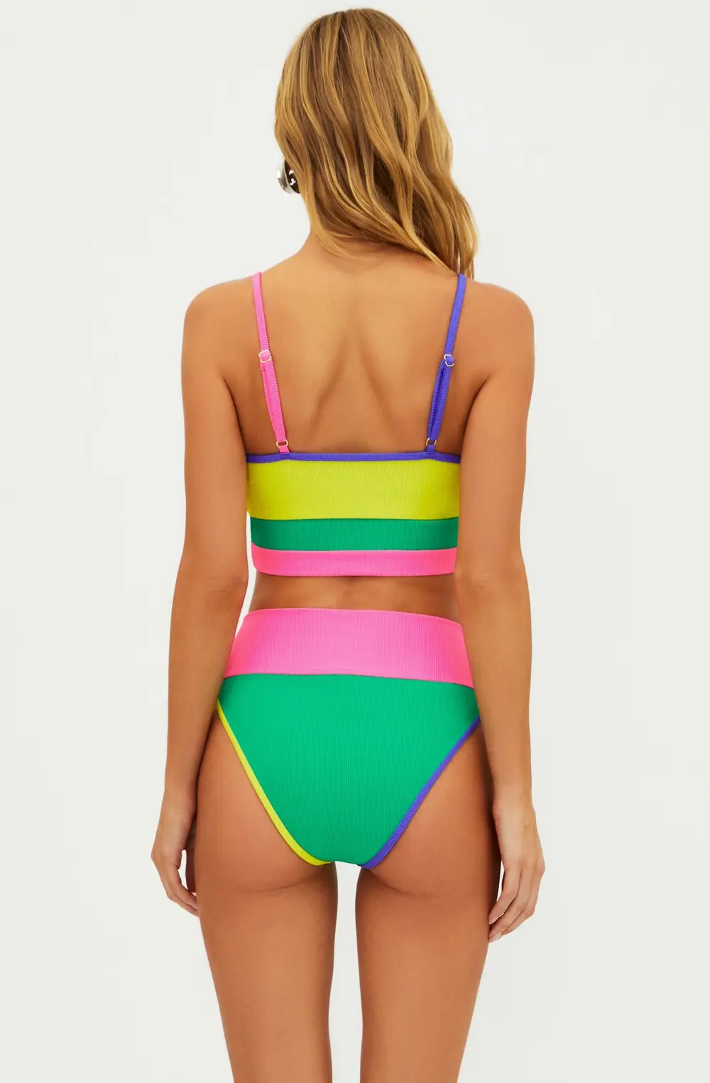 Eva Top Technicolor Colorblock