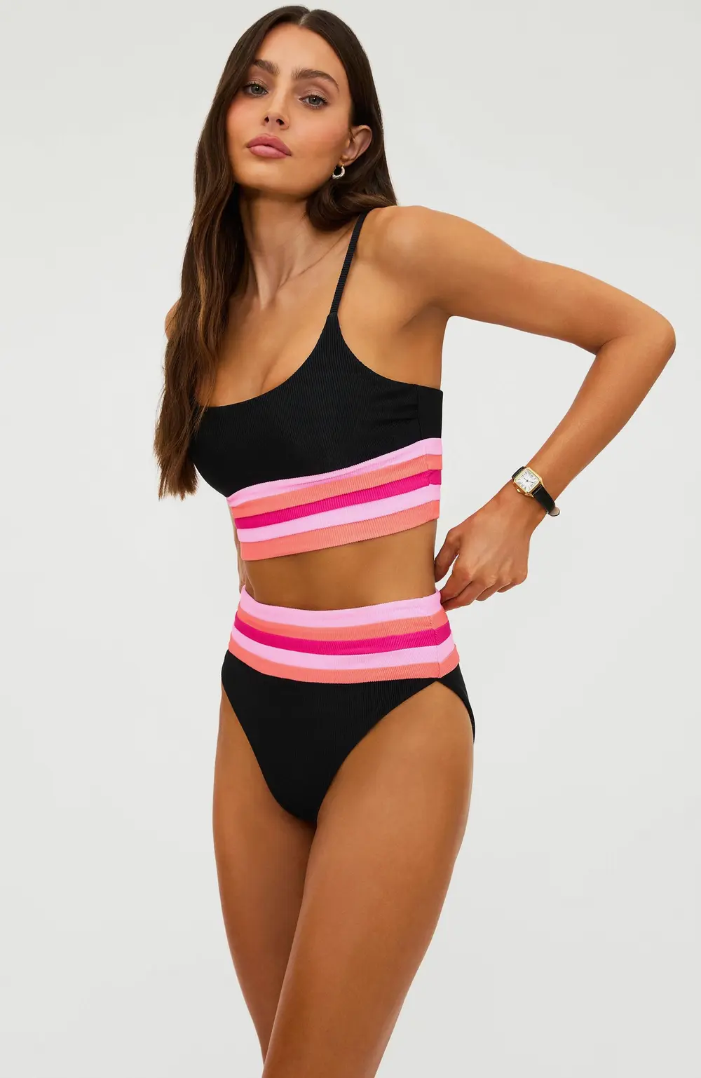 Mae Top Ruby Colorblock