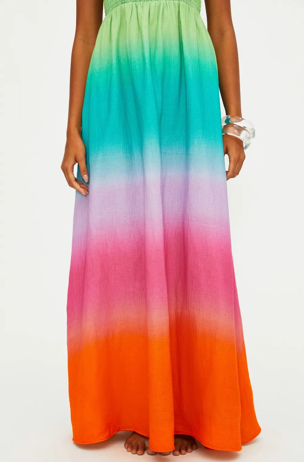 Yula Dress Technicolor Ombre