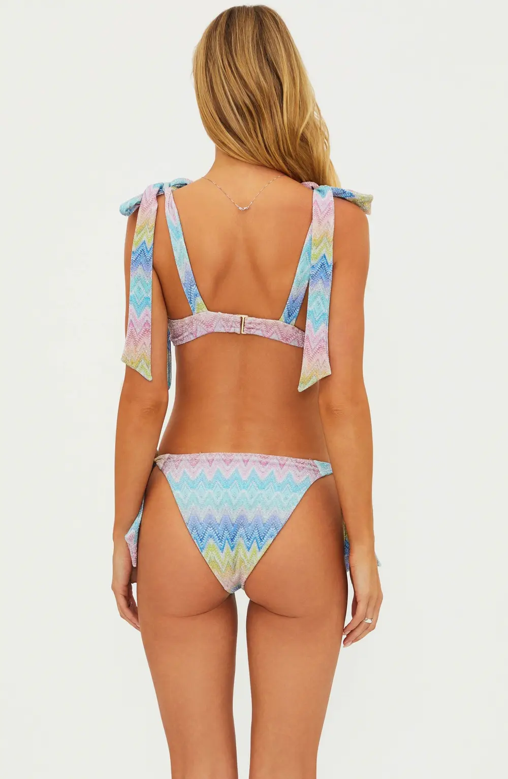 Lucy Bottom Sunset Chevron Shine