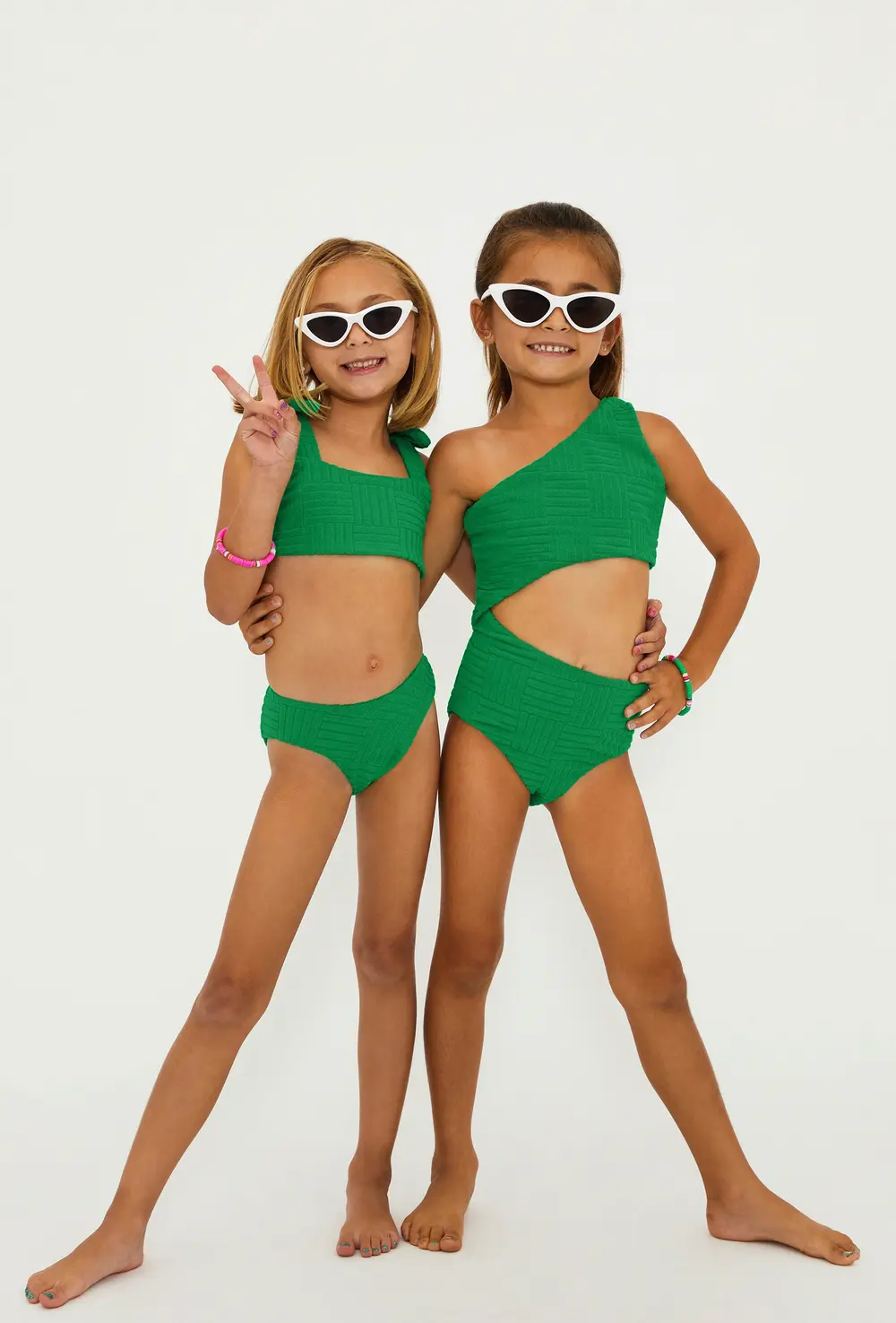 Little Celine One Piece Jelly Bean Green Terry