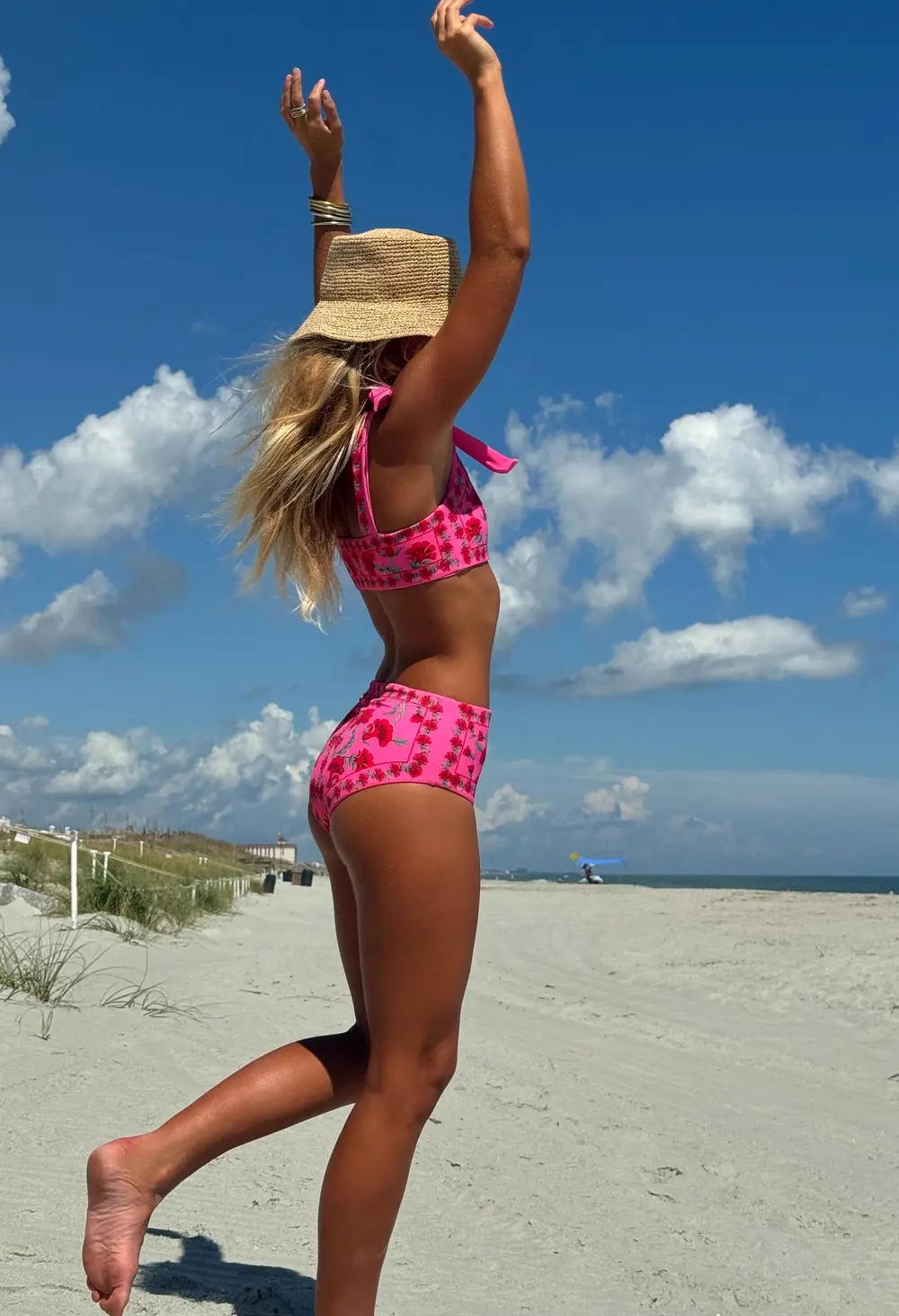 Avalon Top Redwood Floral